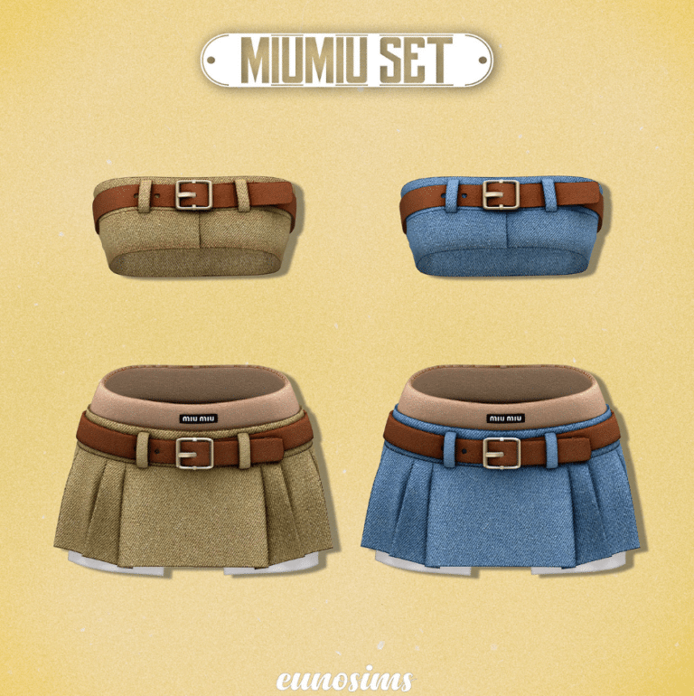 MiuMiu Set ( Top/ Skirt ) [Alpha]