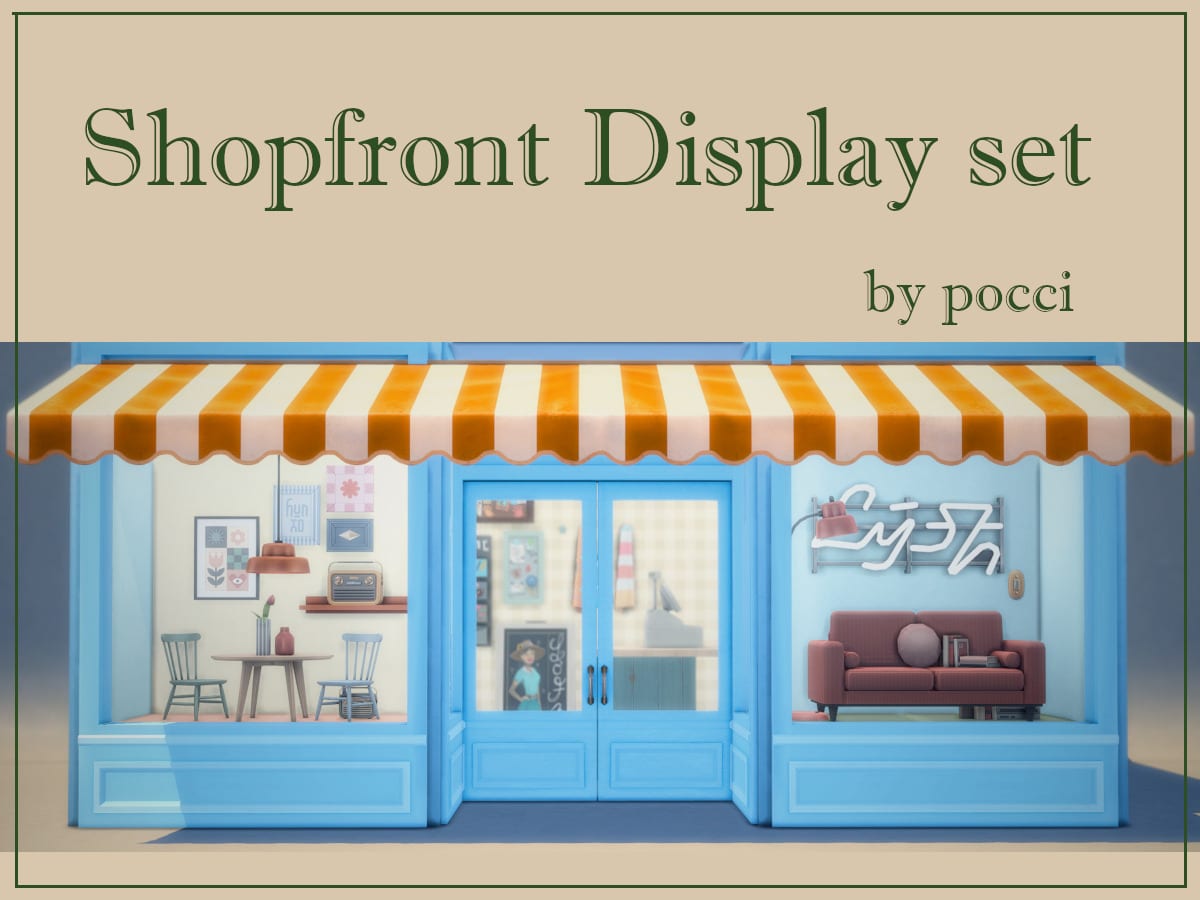 Shopfront Display Set by pocci