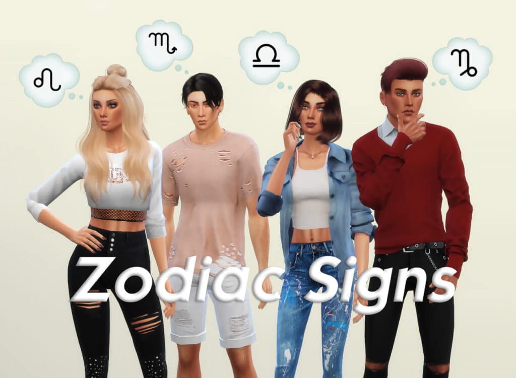 Sims 4 Zodiac Signs