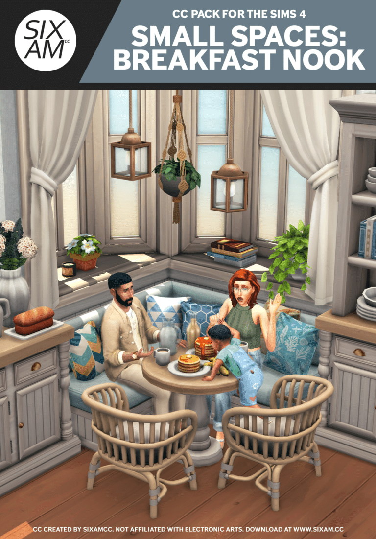 Small Spaces: Breakfast Nook ( Windows/ Dining Chair/ Clutter/ Décor/ Storage/ Dining Table ) [MM]