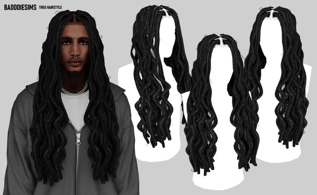 Theo Hairstyle by badddiesims