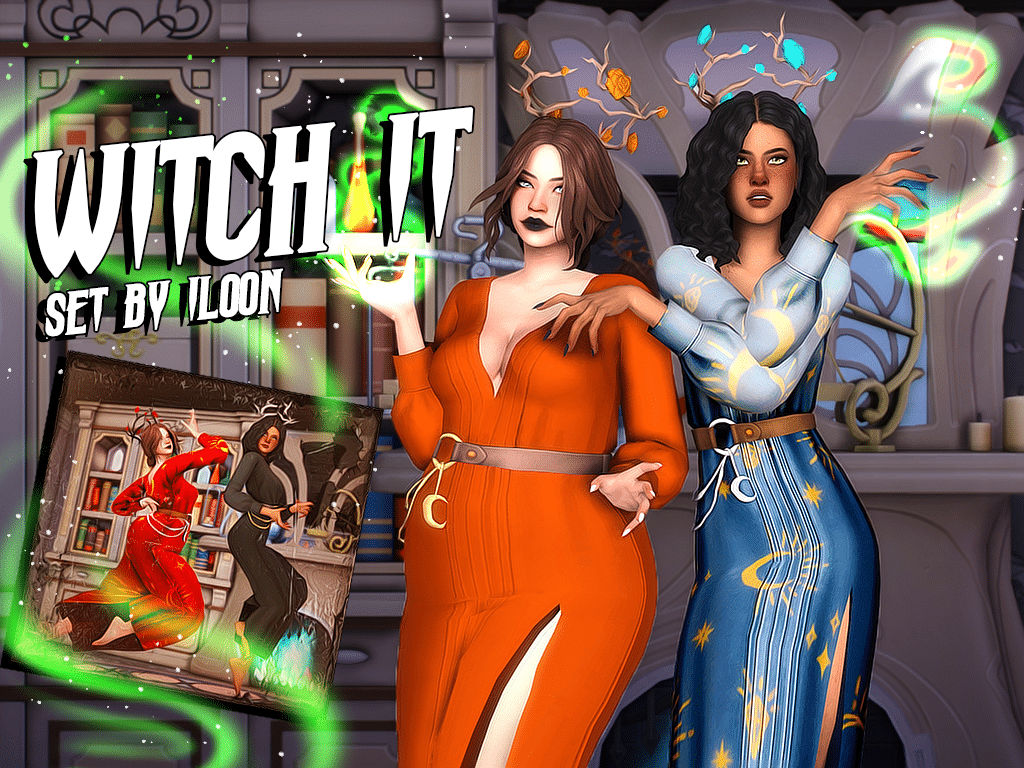 Witch It Set by Ilooon