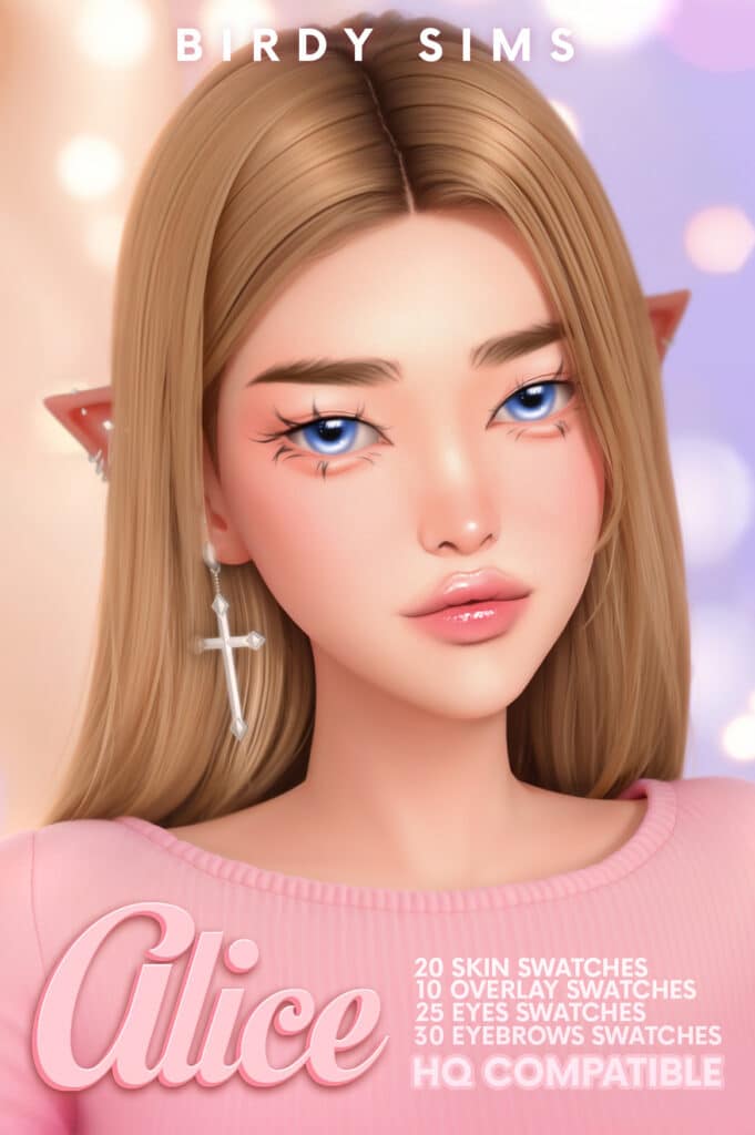 Alice Skin & Genetics + Makeup Pack by birdy-sims