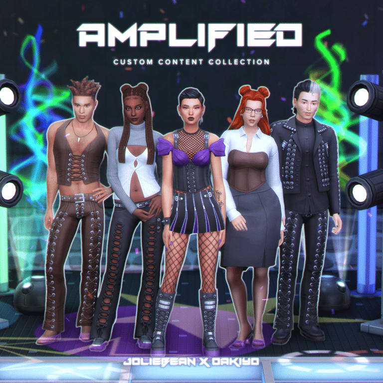 Amplified Set ( Jacket/ Trousers/ Top/ Vest/ Shorts/ Skirt/ Hair/ Dress ) [MM]