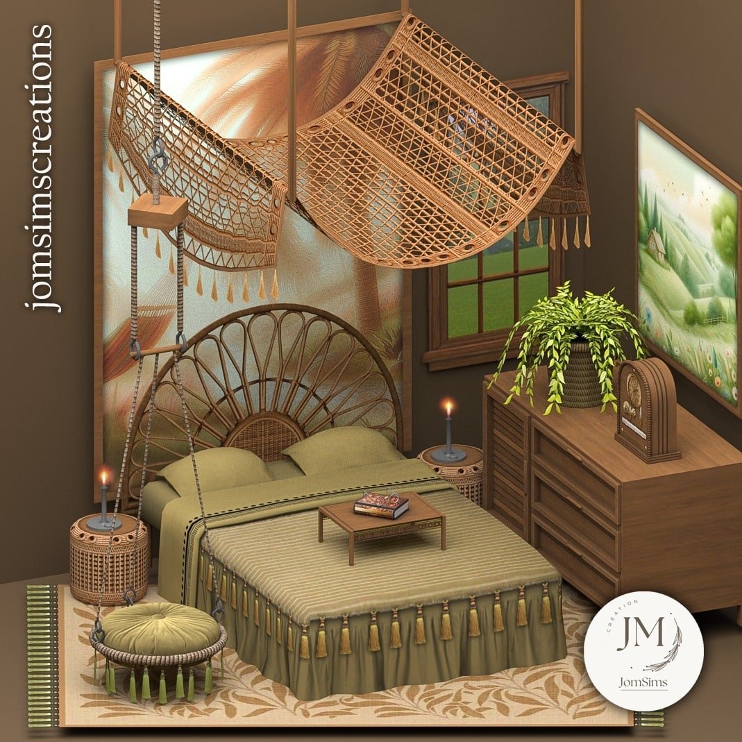 Bahia Bedroom Set by jomsimscreations