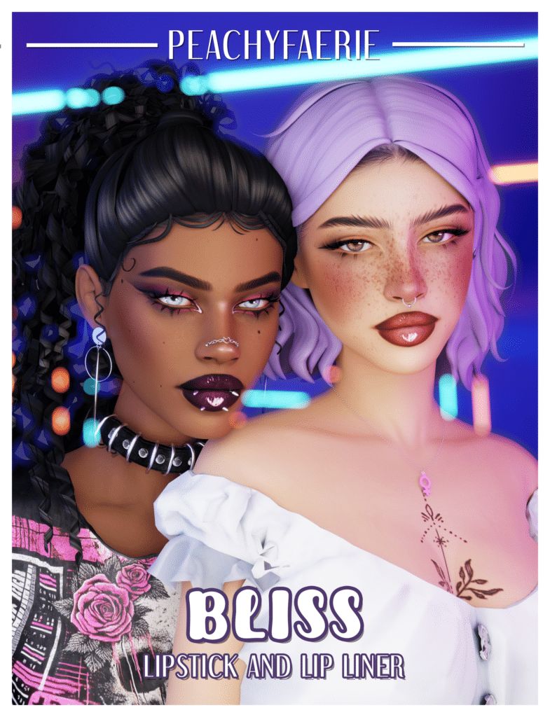 Bliss Lipstick and Lip Liner by peachyfaerie