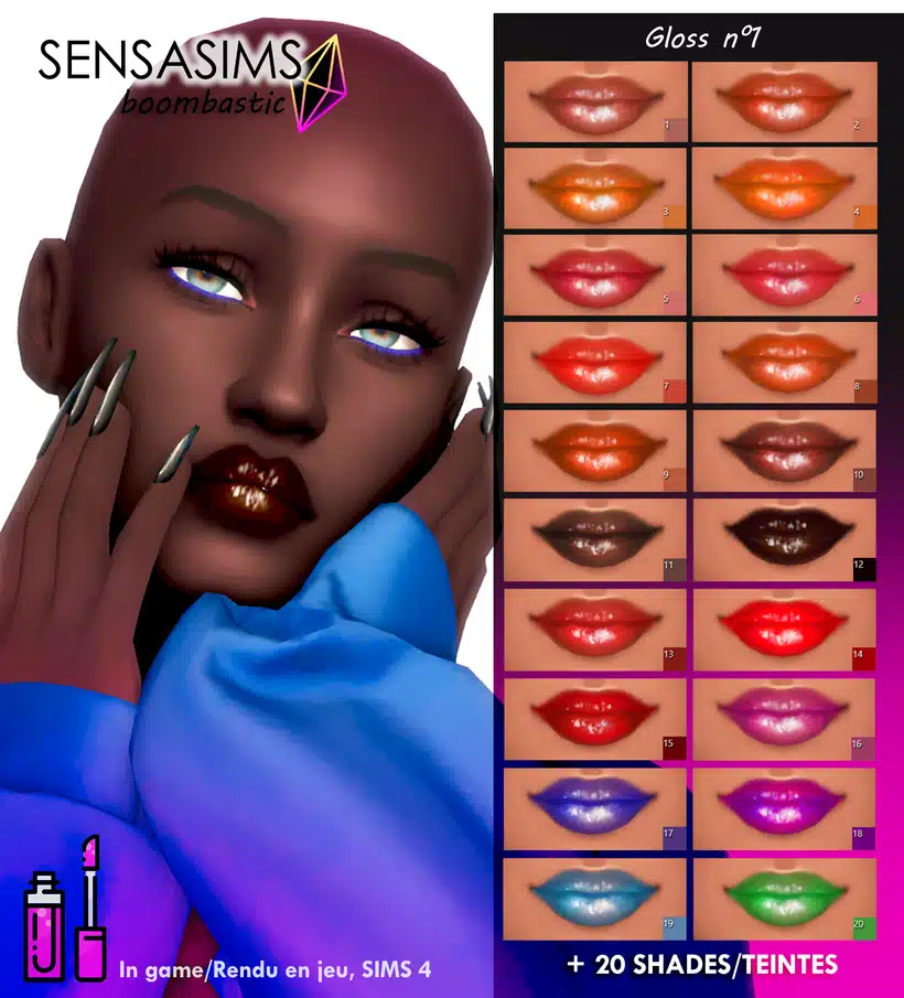 Boombastic Lip Gloss n°1 by SensaSims