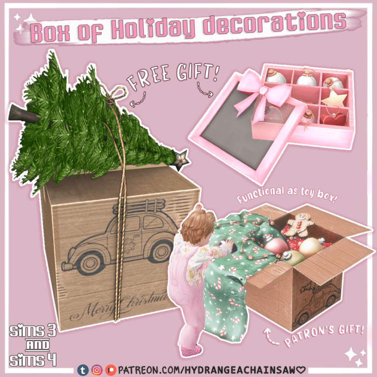 Day 1 Advent Calendar Gift 90 ( Ornaments Box/ Christmas Tree Box ) [Alpha]