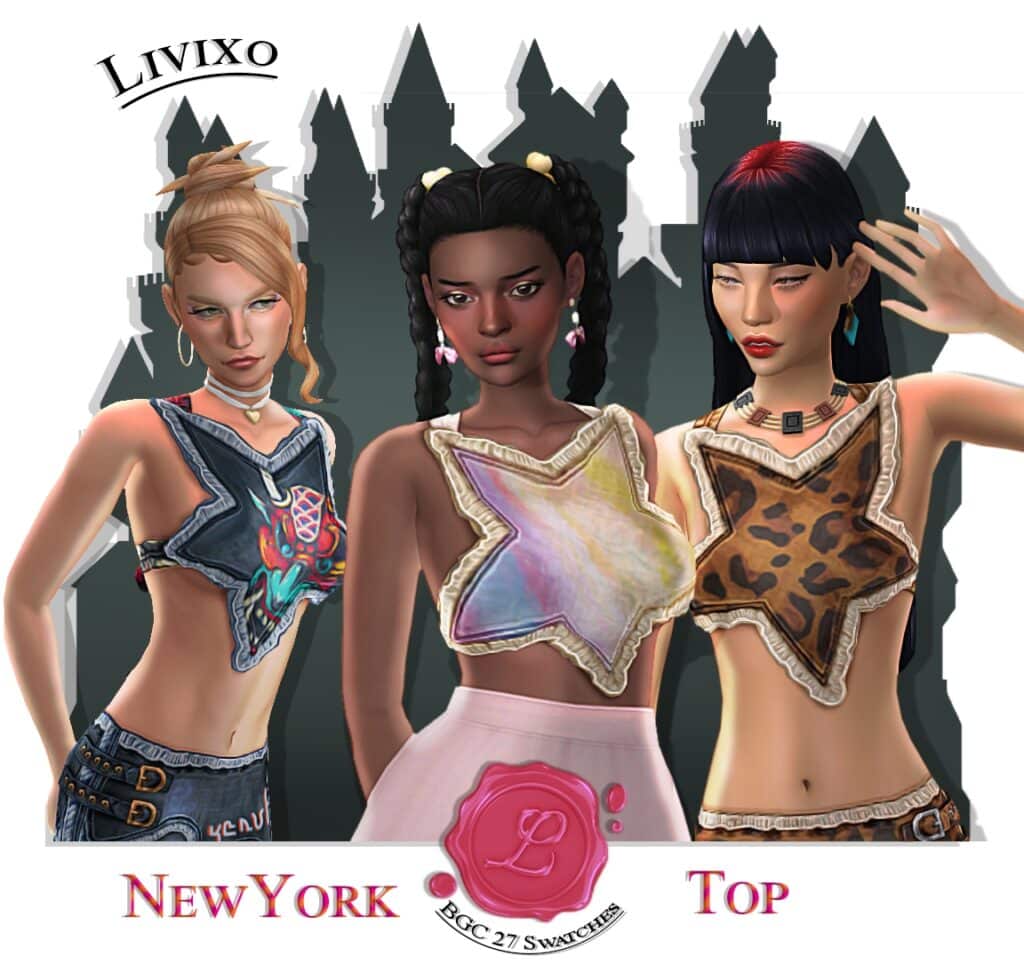 New York Top by Livixo