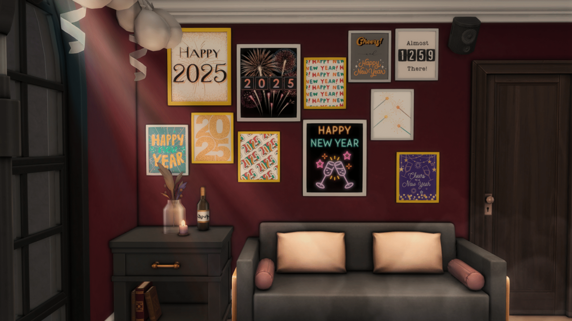 SNOOTYSIMS Happy 2025 Paintings