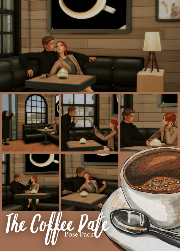 SNOOTYSIMS - The Coffee Date Pose Pack