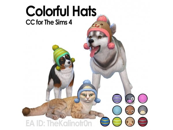 Colorful Hats for pets