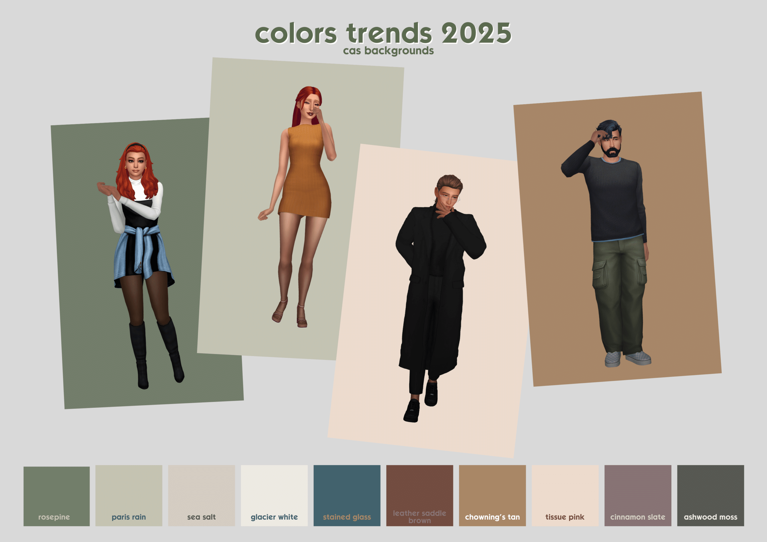 SNOOTYSIMS 2025 Color Trends