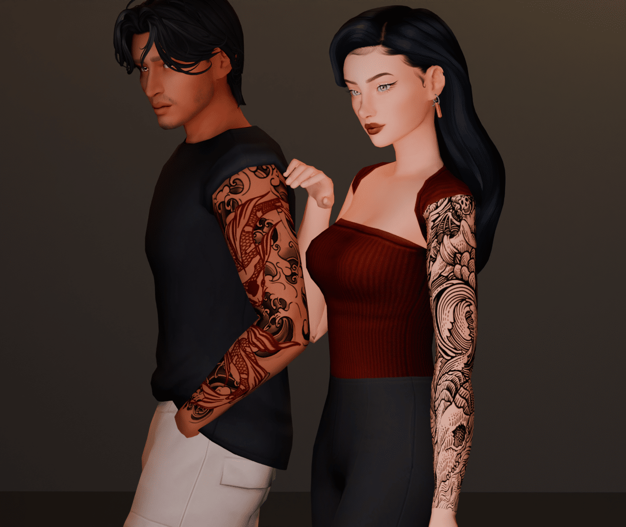 SNOOTYSIMS - Assorted Arm Tattoo