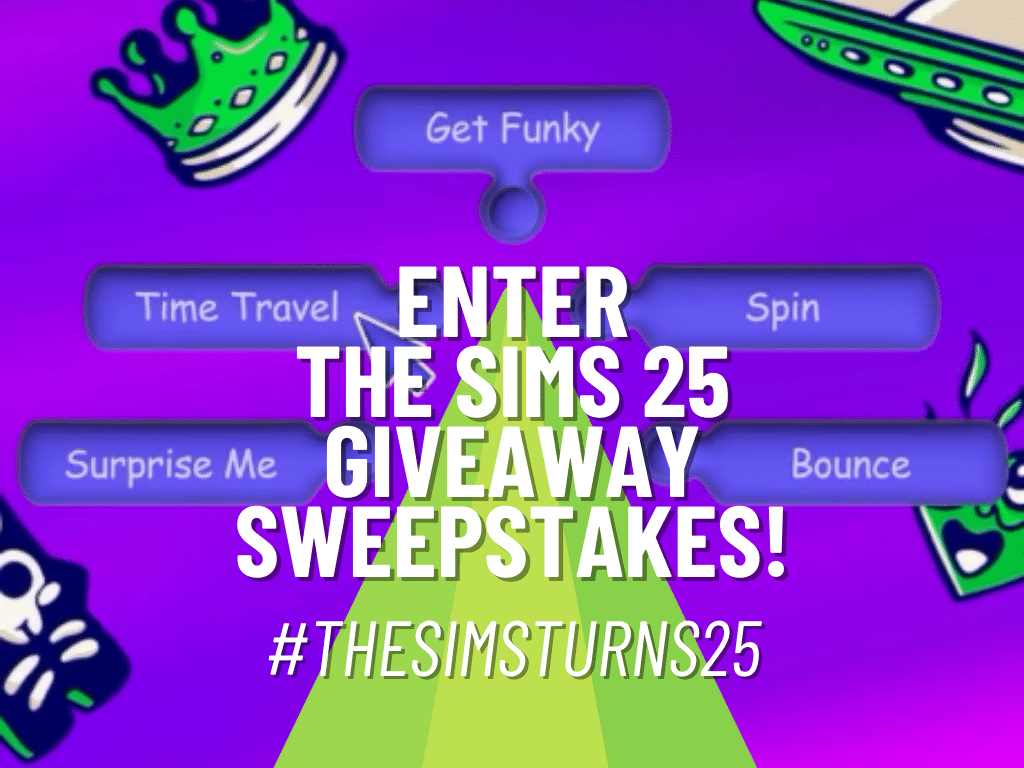 The Sims 25 Giveaway Sweepstakes