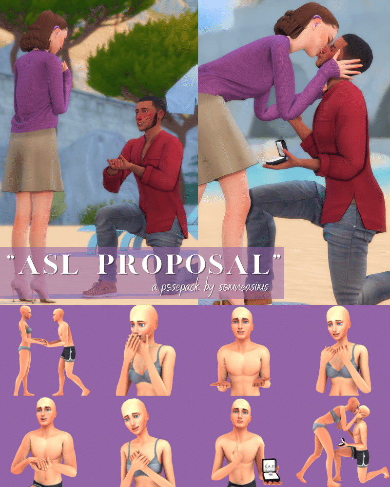 "ASL Proposal" Pose Pack