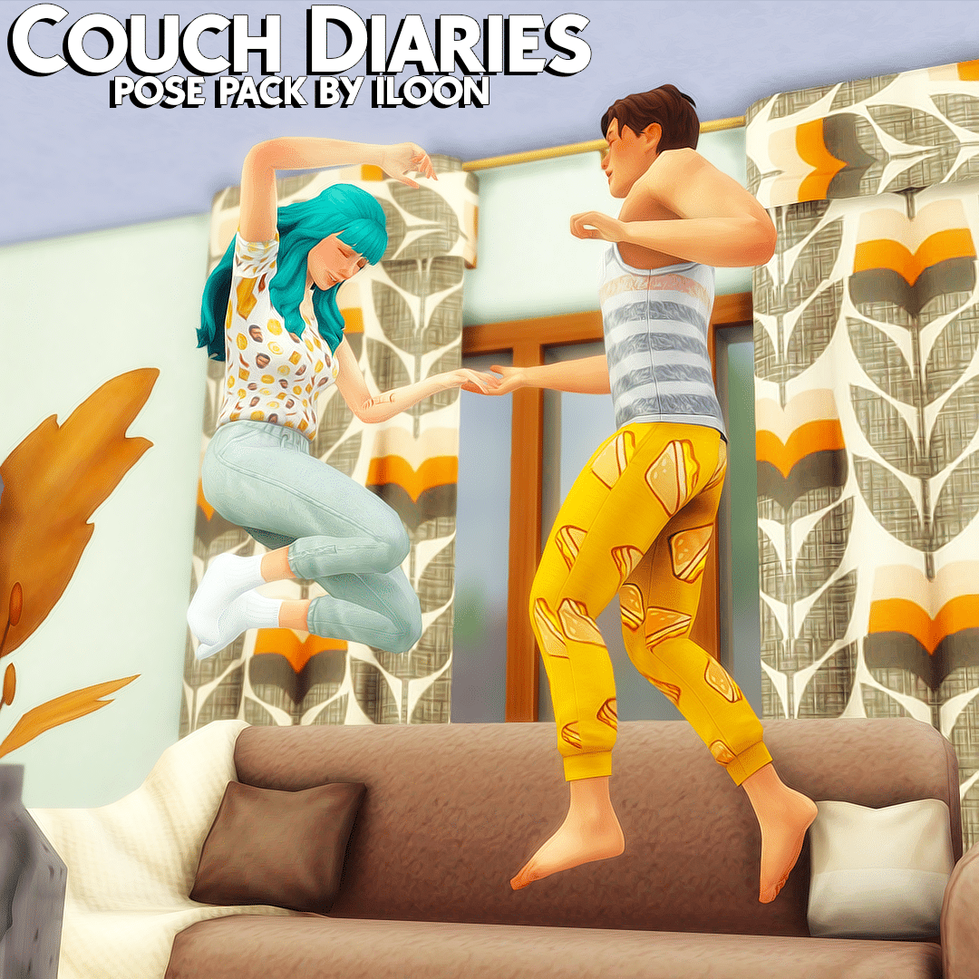 "Couch Diaries" pose pack