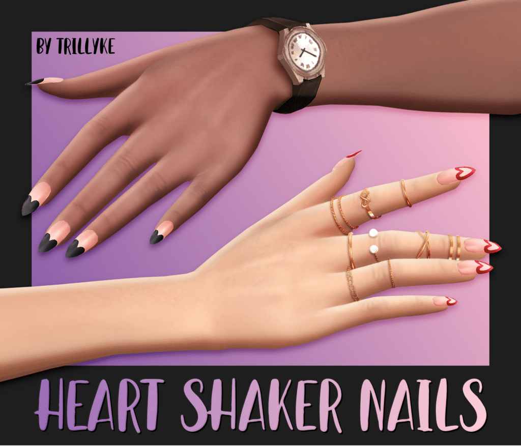 Heart Shaker Nails