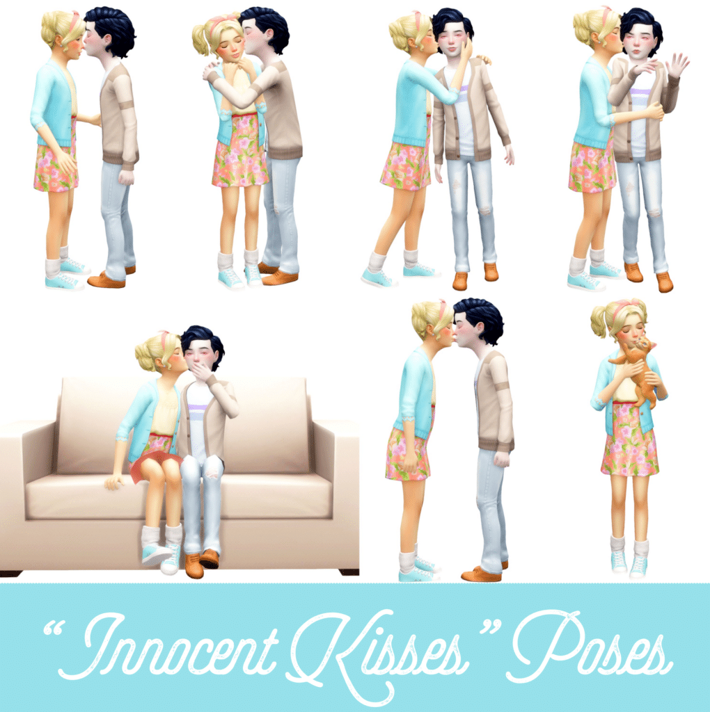 “Innocent Kisses” Poses