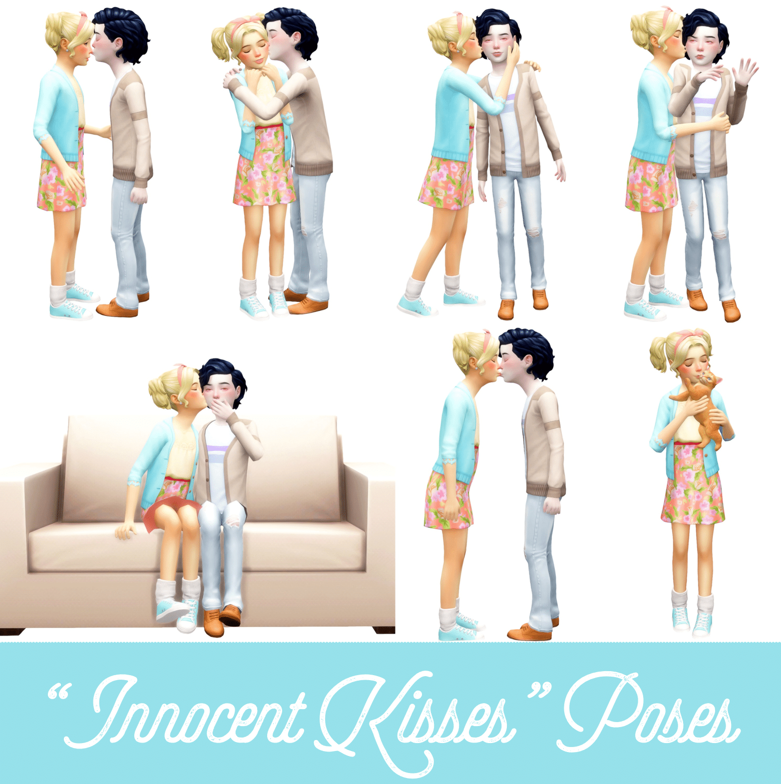 “Innocent Kisses” Poses