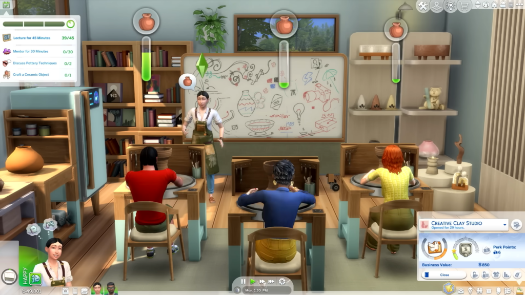 SNOOTYSIMS Sims 4 Businesses Hobbies Classes 04