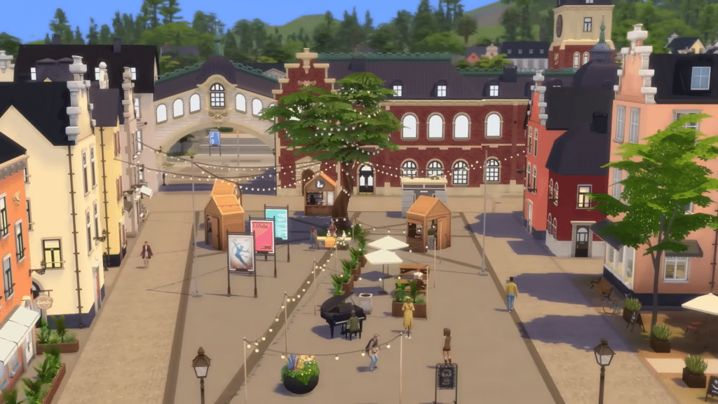 SNOOTYSIMS Sims 4 Businesses Hobbies Neighborhood 5