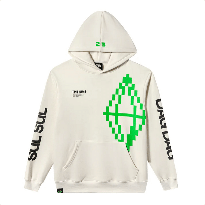 Sims 25th Pixel Plumbob Hoodie