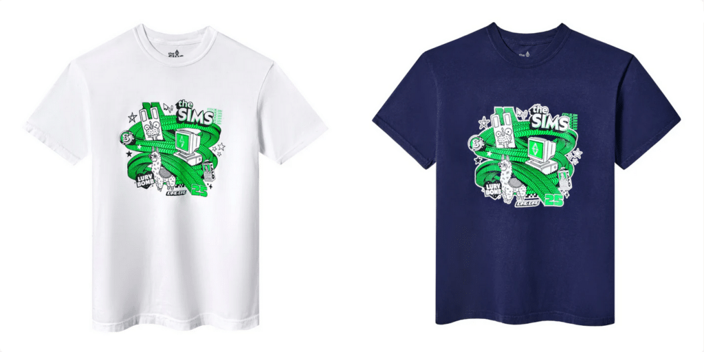 The Sims 25th Retro Tee