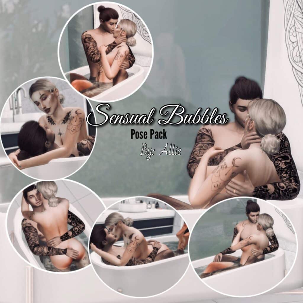 Sensual Bubbles Pose Pack