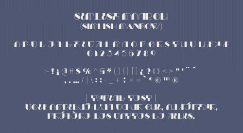 Simlish Manbow Font