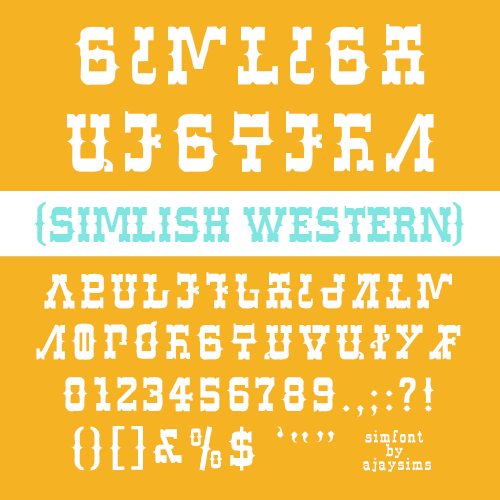 Simlish Western Font