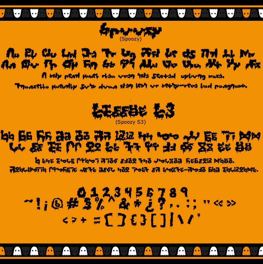 Spoozy Font