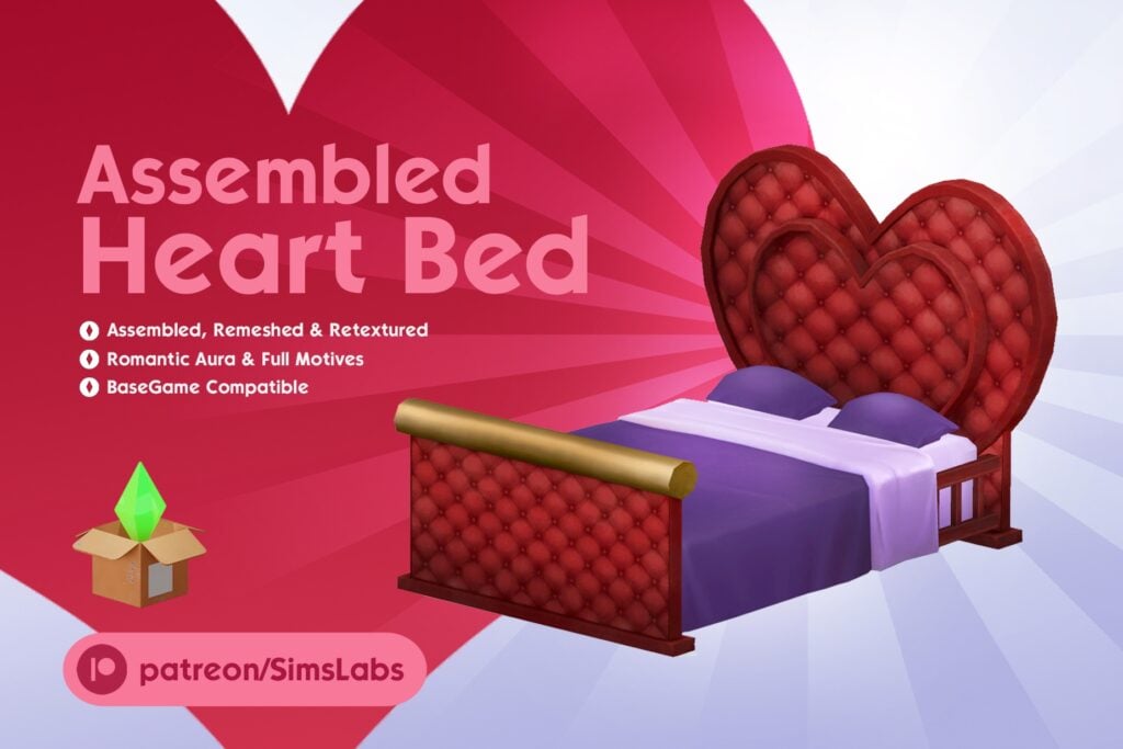 The Heart Bed...Assembled!