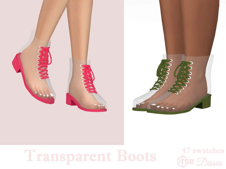 Transparent Boots