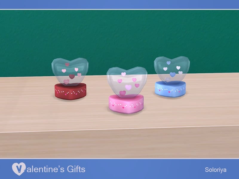 Valentine's Gifts Glass Heart