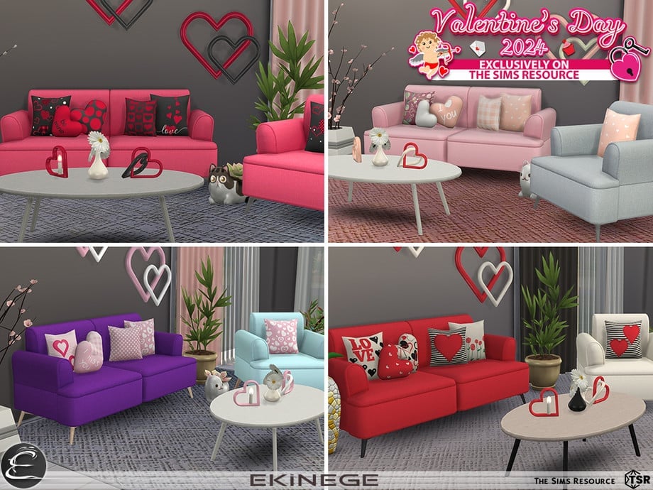 Valentines Living Room