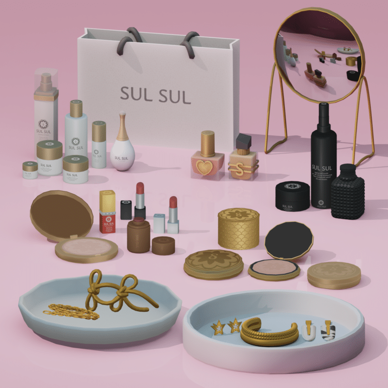Beauty Set “Sul Sul” ( Decor/ Clutter ) [MM]