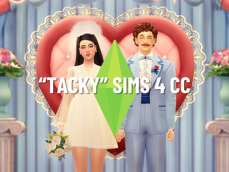 15+ Pieces Of Terrifically Tacky CAS Content For Your “Unique” Sims