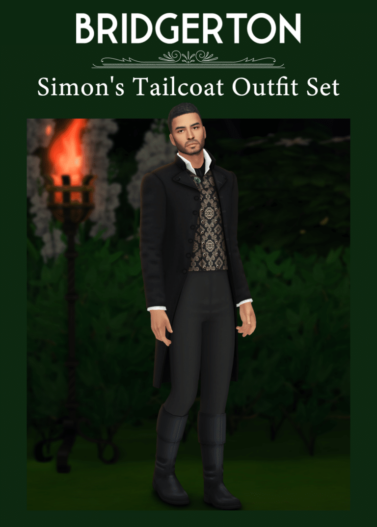 Search Results 8 Bridgerton Simon’s Tailcoat Outfit Set