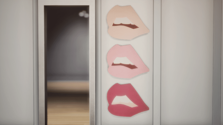 Glam Lips Wall Art [MM]
