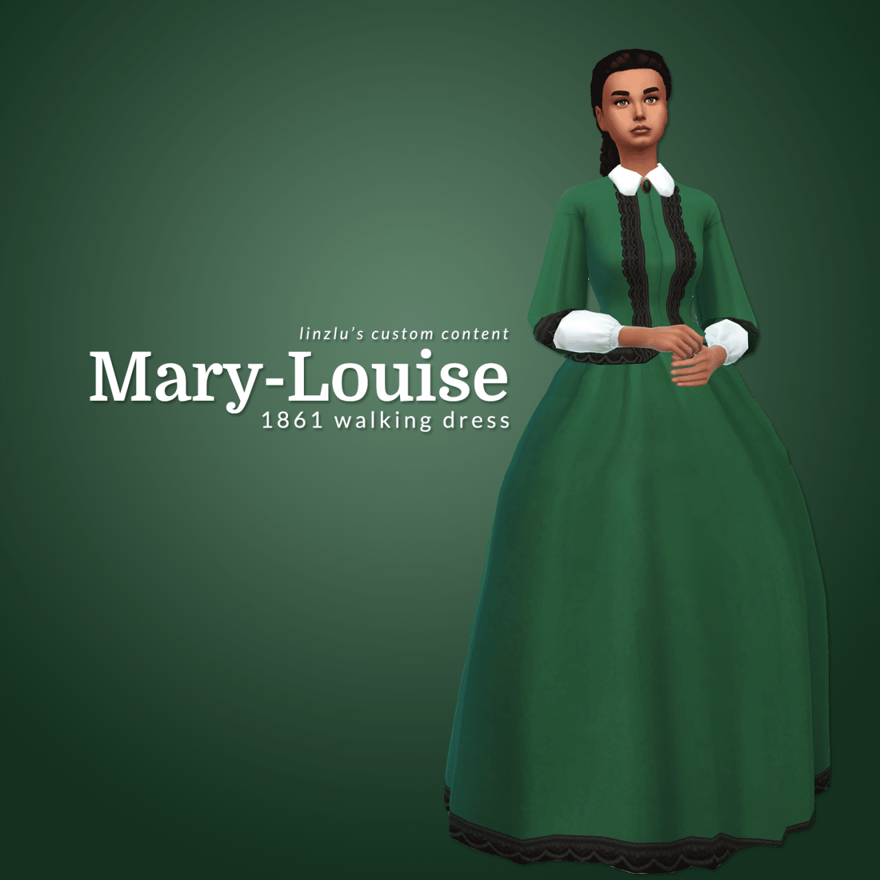 Mary-Louise | 1861 Walking Dress
