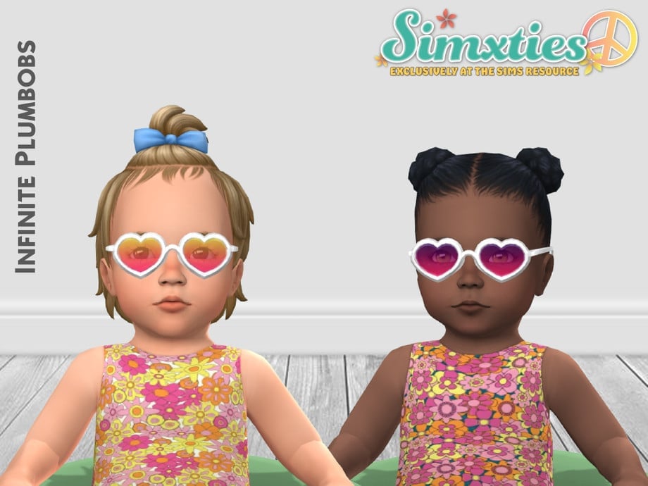 Simxties Infant Heart Glasses