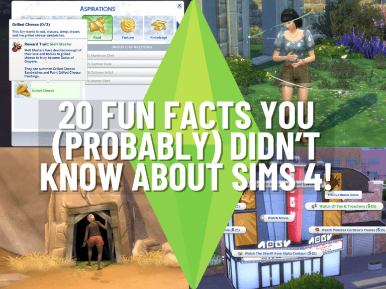 20 Fun Facts You Might Not Know About The Sims 4!