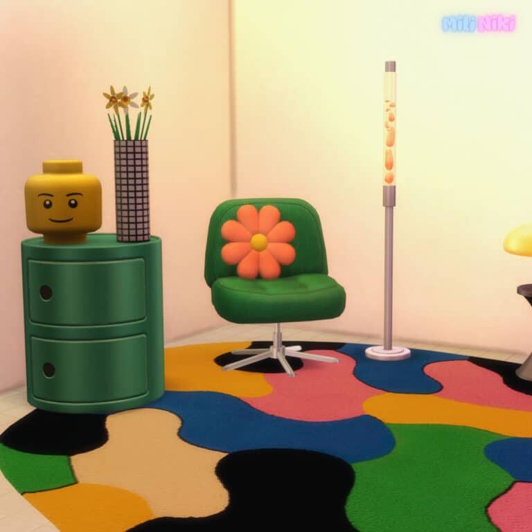 Memphis Dream Decor Set ( Chair/ Table/ Rug/ Lamp ) [MM]