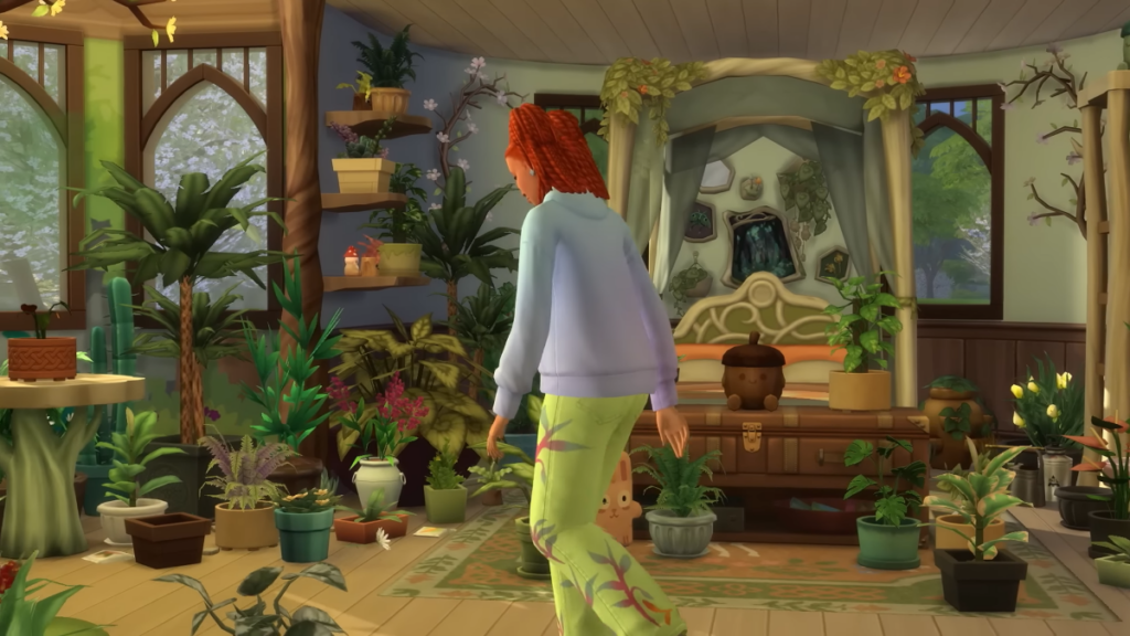World Preview: The Sims 4 Enchanted By Nature Builds! 10 Plant Room
