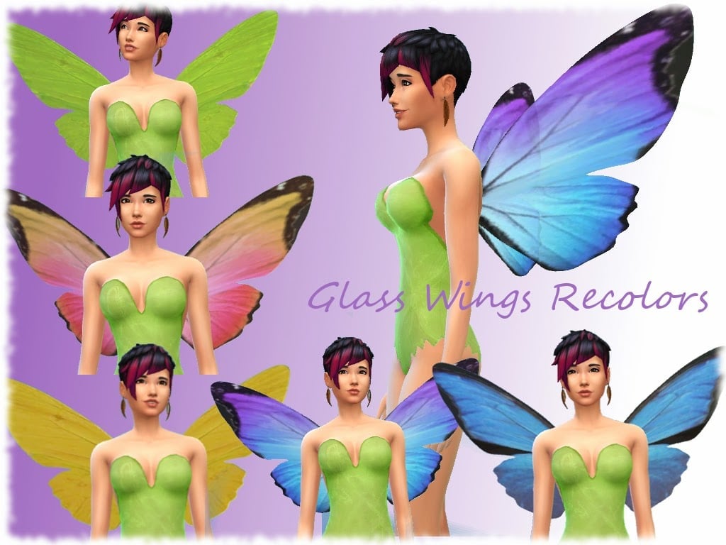 Fairy Glass Wings Recolors