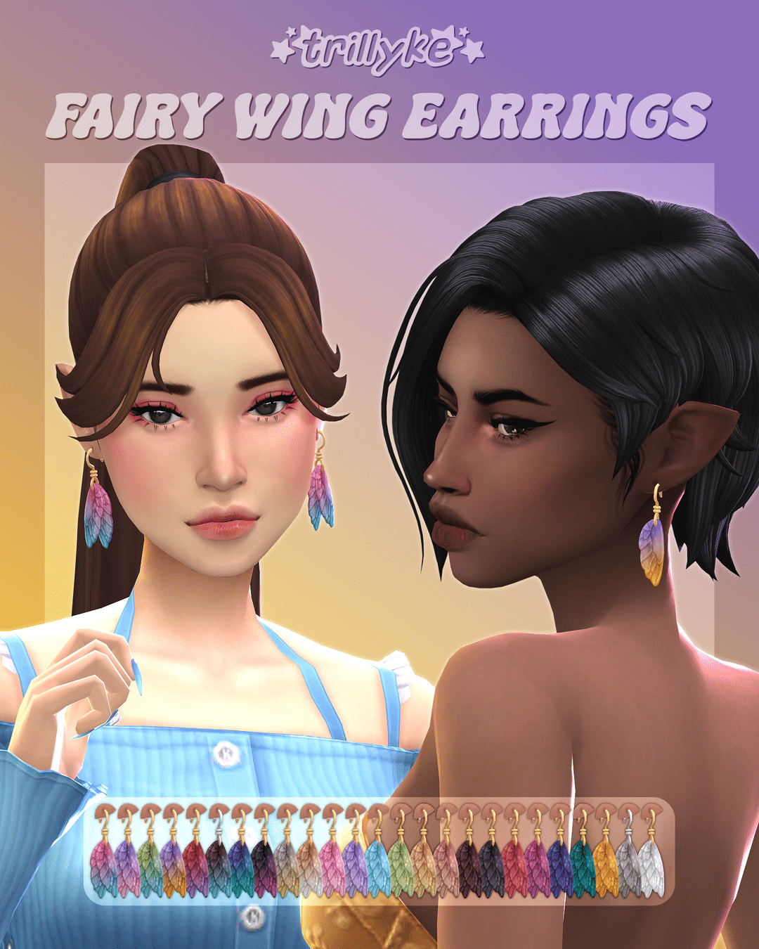 Fairy Wing Earrings
