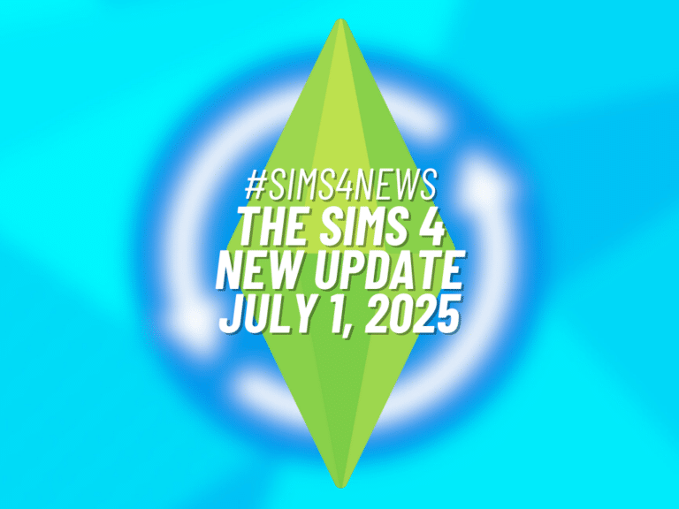 The Sims 4 New Update For July 1, 2025