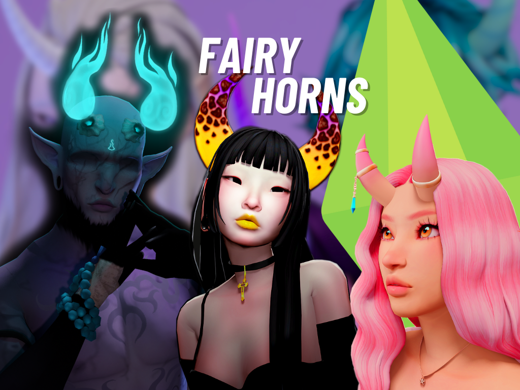 CC Fairy Horns (And How To Update Them In CAS) 4 CC Fairy Horns
