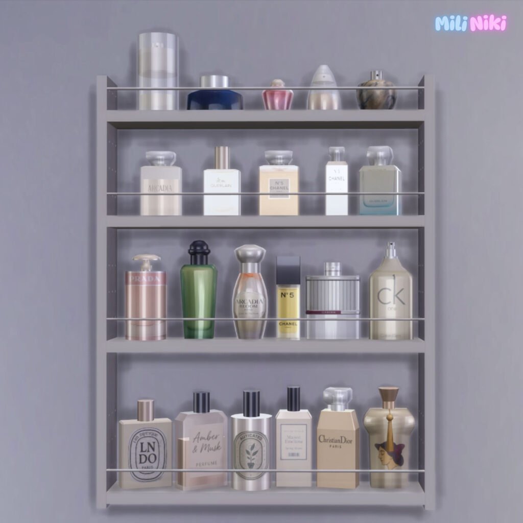 Perfume Shelf by Miliniki
